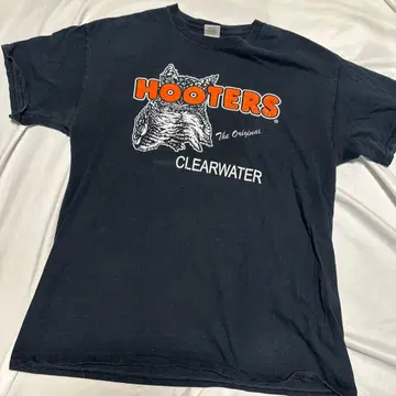 길단제 울트라 코튼 HOOTERS 후터스 T셔츠 블랙 L