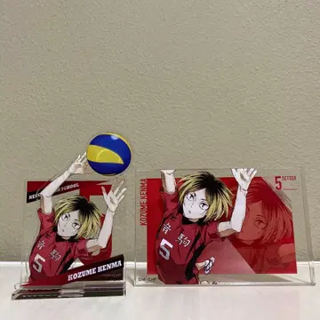 하이큐 베이스 야드 도쿄 아크릴 스탠드 아크릴 블록 코즈메 켄마