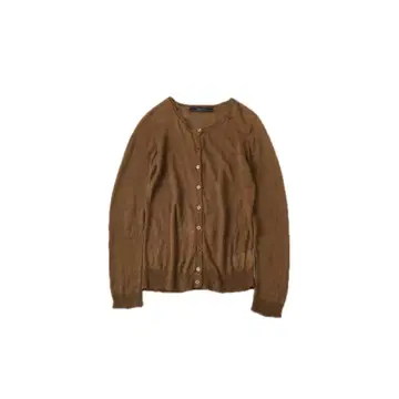 LISETTE 리제타 린넨 크루넥 가디건