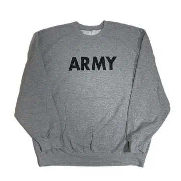 U.S.ARMY 밀리터리 맨투맨 트레이닝복 XXL 상당 미군 그레이