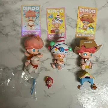 POPMART DIMOO 디무 pets vacation 3점 세트