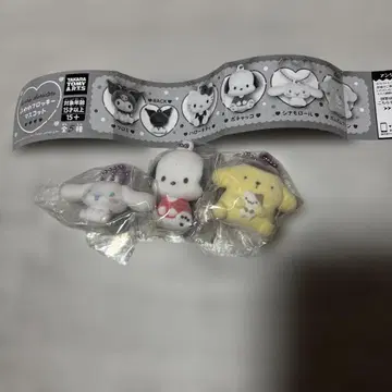 푹신푹신 플로키 마스코트 포차코 & 시나모롤 & 폼폼푸딩