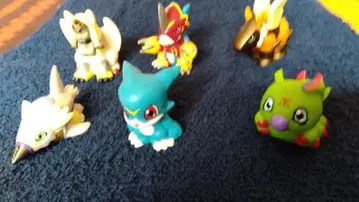 저렴해졌습니다! 디지몬 손가락 인형 초기 02 6개