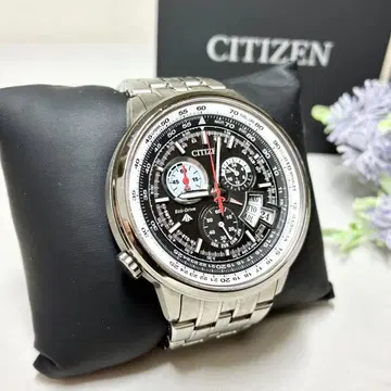 [ 새상품급 ] 가동품 CITIZEN 크로노그래프 프로 마스터 전파 솔라