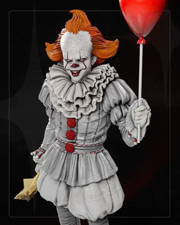 1/6 미도색 미조립 피규어 레진 키트 페니와이즈 IT