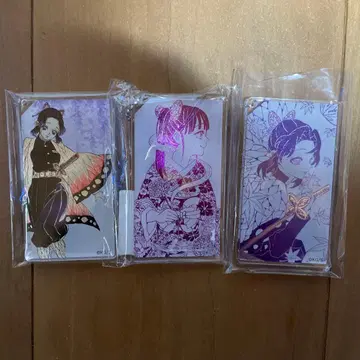 귀멸의 칼날 아크릴 키링 츠유리 카나오 코쵸우 시노부 세트