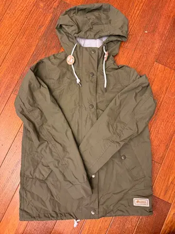 LOGOS 카키색 마운틴 후드티 S 사이즈