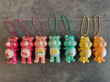 케어베어 공 체인 키링 7개