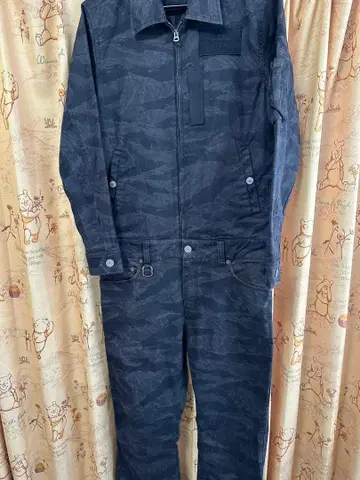 VANSON 카모 패턴 오버롤