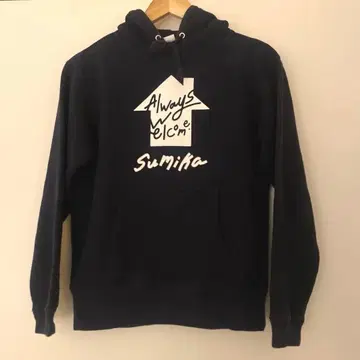 Sumika Always Welcome 후드티 S 사이즈 네이비