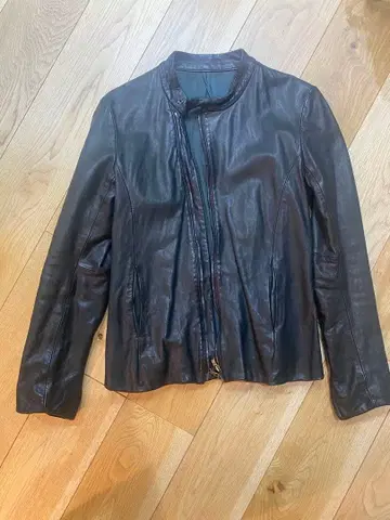 비리디안 가죽 자켓 the viridi-anne 사이즈 1