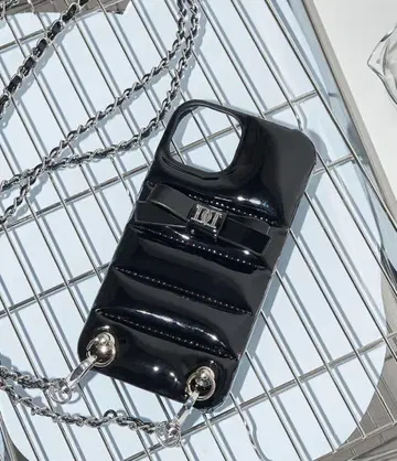 DD 리본 iPhone 케이스 블랙 iPhone 15 pro