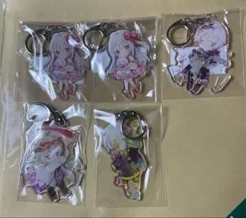 마후마후 팬미팅 아크릴 키링 5개 세트 아크릴 키링