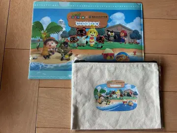 모여봐요 동물의 숲 x 센다이 우미노모리 수족관 파우치 & 클리어 파일