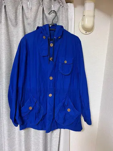 마운틴 파카 블루 L 자전거 출퇴근 봄 아우터 경량