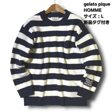 [ 새상품 ] gelato pique 젤라토 피케옴 보더 풀오버