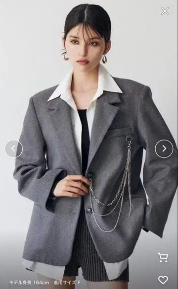 MURUA 컬러 어태치먼트 자켓