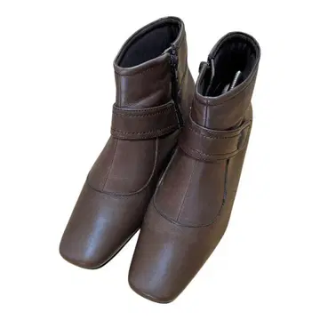 나나미카 가죽 앵클부츠 브라운 23.5cm EEE