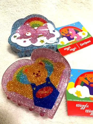 PLAZA 케어베어 위글위글 머리핀 헤어 액세서리 세트