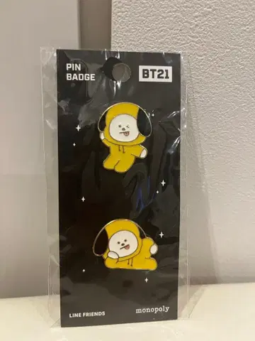 BTS bt21 CHIMMY 지민 핀 배지
