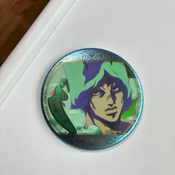 죠죠의 기묘한 모험 죠죠전 10주년 기념전 캔뱃지 웨더 리포트