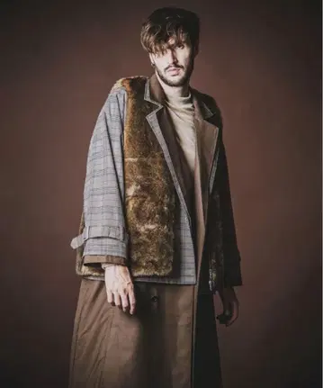 NO ID. 인조 모피 베스트