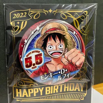 원피스 벌스데이 캔뱃지 2022 루피