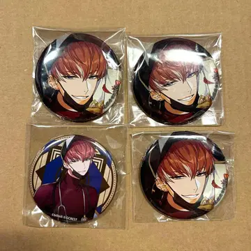 유메쿠로 B's-LOG 혜택 캔뱃지 3개 복권 캔뱃지 총 4개 세트