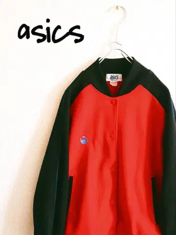 D220158 80s asics Vintage 저지 블루종 일본제