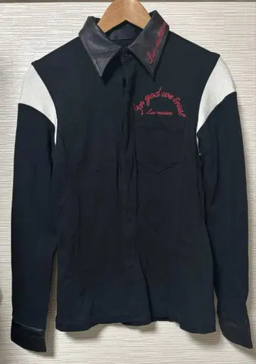 jackrose luv maison 볼링 셔츠 가죽 천연 가죽 라무