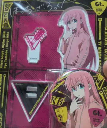 봇치 더 록! 고토 히토리 아크릴 스탠드 & 캔뱃지