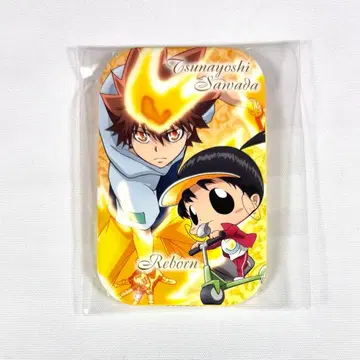 가정교사 히트맨 REBORN! 마루카쿠 캔뱃지 사와다 츠나요시&리본