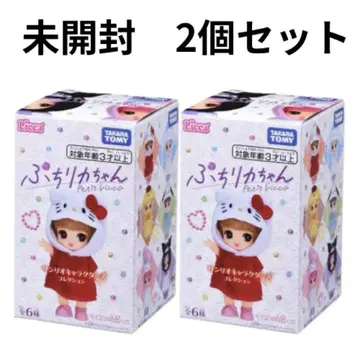 미개봉 푸치 리카짱 산리오 캐릭터즈 2개 세트