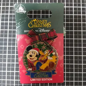 디즈니 크리스마스 핀 배지 LE 500