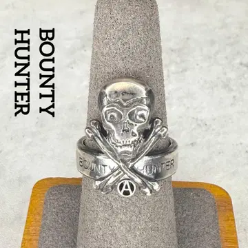 BOUNTYHUNTER 바운티헌터 스컬 크로스본 실버 반지