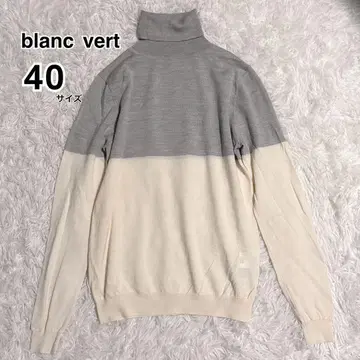 blancvert 블랑베르 터틀넥 울 사이즈 40 초얇은 소재