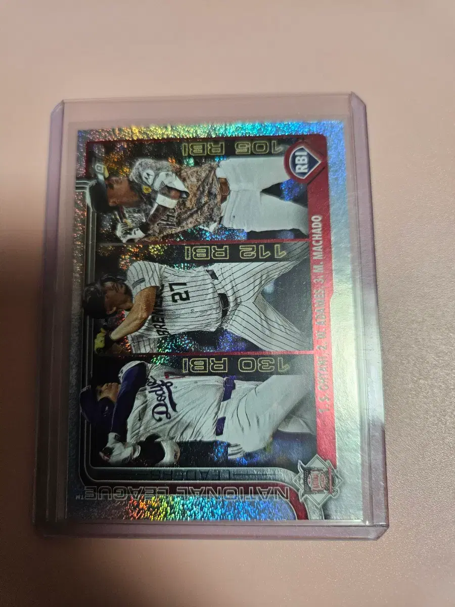 오타니 2025 Topps 리그리더 Foil 카드