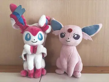 포켓몬 봉제 인형 에브이 & 니피아 2체 세트 높이 23cm