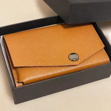 abrAsus 아브라사스 AirTag 대응 작은 지갑 천연 가죽