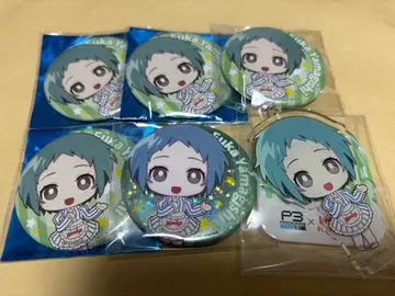 페르소나 3 야마기시 후우카 웬디스 캔뱃지 홀로 아크릴 스탠드 세트