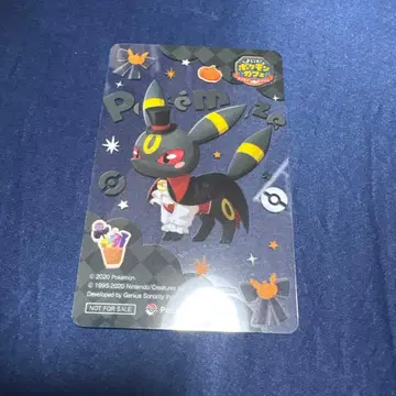 포켓몬 센터 블래키 포케마제 할로윈 클리어 카드