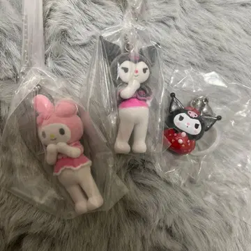 산리오 미니어처 참 딸기 메지루시 액세서리 마이멜로디 쿠로미