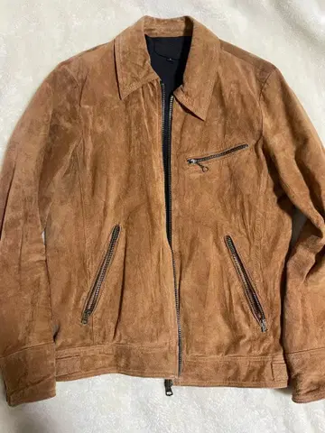 JACKROSE 라이더스 천연 가죽 스웨이드 지퍼 사이즈 3