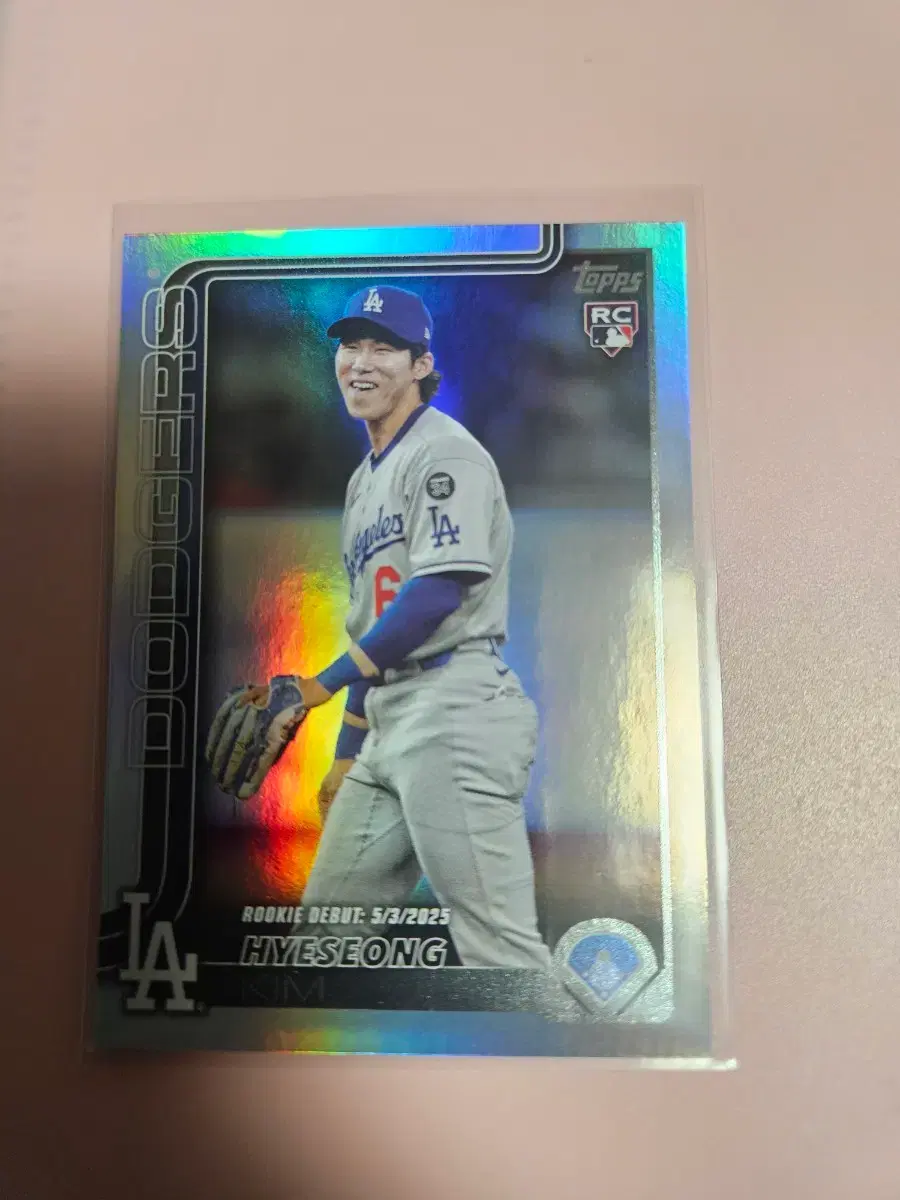 김혜성 2025 Topps Silver Foil 루키 카드