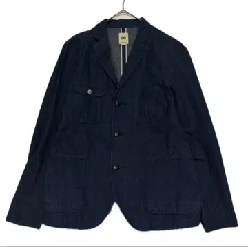 FOB FACTORY 새상품급 데님 엔지니어 자켓 테일러드 적미