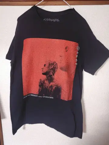 저스틴 비버 체인지스 티셔츠