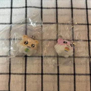 푸치코로 햄짱 플로키 참 클로버 사과 2개 세트