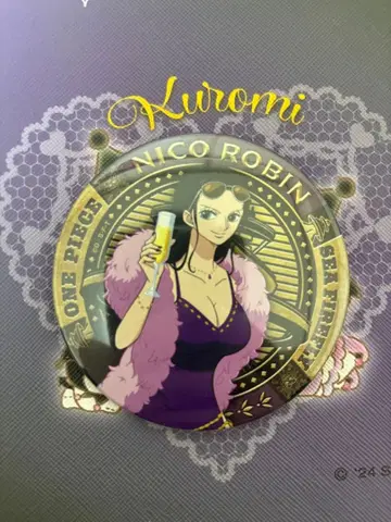 원피스 로빈 한정판 캔뱃지 우미호타루