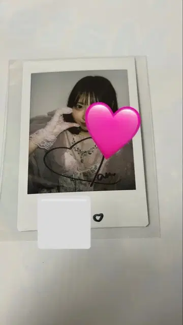 큐스트 사쿠라바 하루카 파루탄 폴라로이드 온특 사인 202501