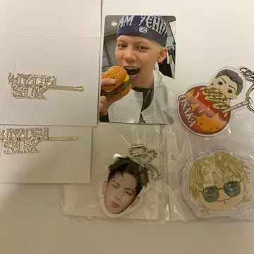 treasure 카페 혜택 얼굴 아크릴 키링 헤어핀 타코야키 현석